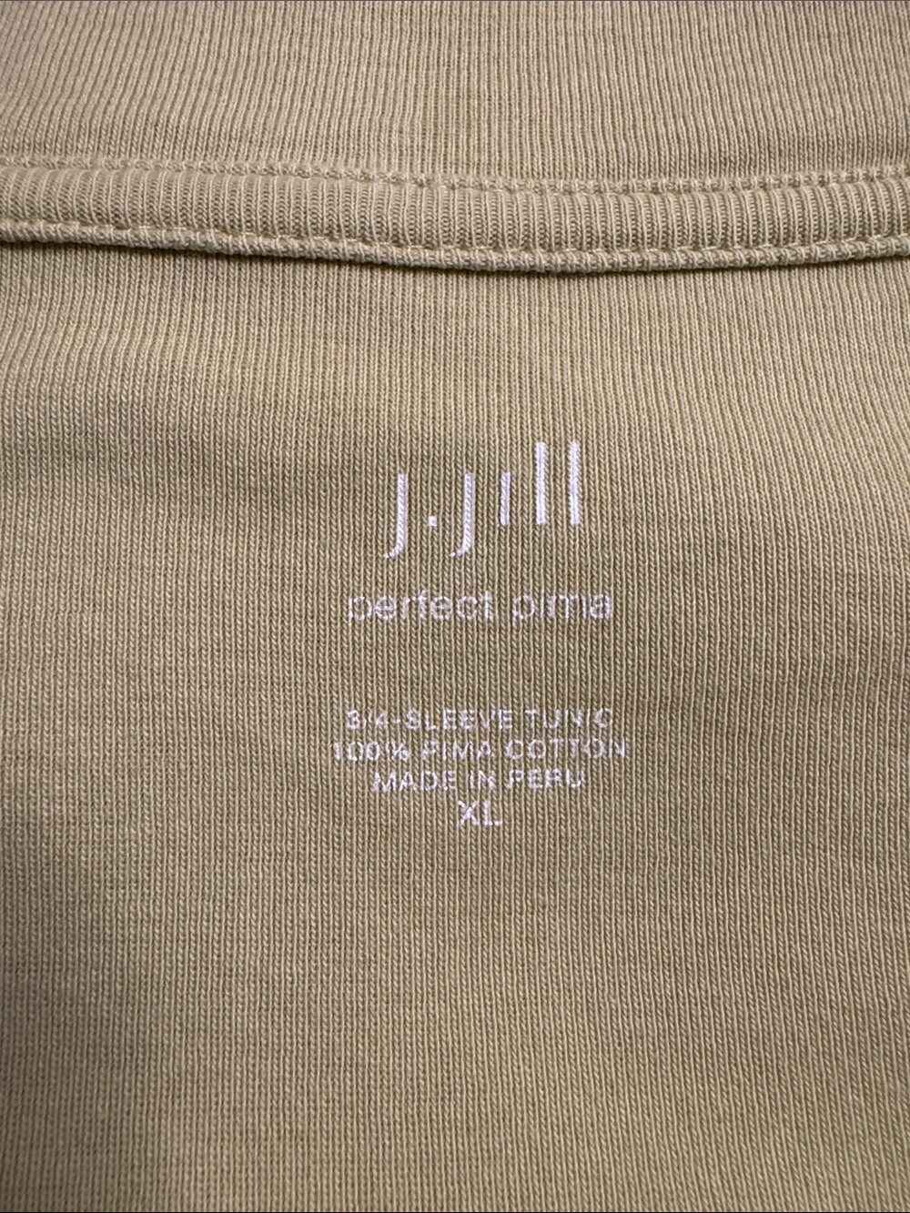 J. Jill Soft V-Neck Light Green Tunic - Picture 5 of 6
